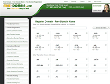 Tablet Screenshot of free-domain.com